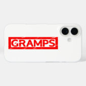 Coques Case-Mate iPhone Timbre de Gramps (Verso (horizontal))