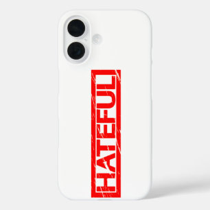 Coques iPhone 16 Timbre de haine