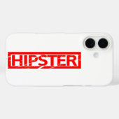 Coques Case-Mate iPhone Timbre de Hipster (Verso (horizontal))