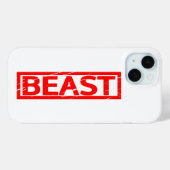 Coques Case-Mate iPhone Timbre de la bête (Verso (horizontal))