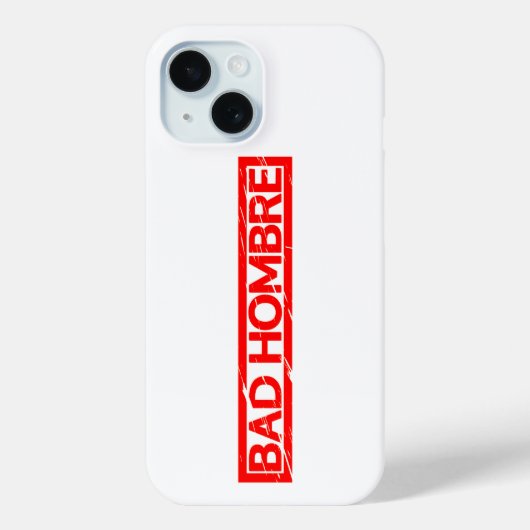 Coques Case-Mate iPhone Timbre de Mauvaise Hombre (Verso)