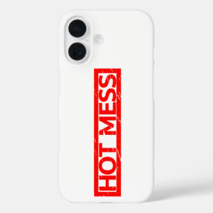 Coques iPhone 16 Timbre de mess chaud