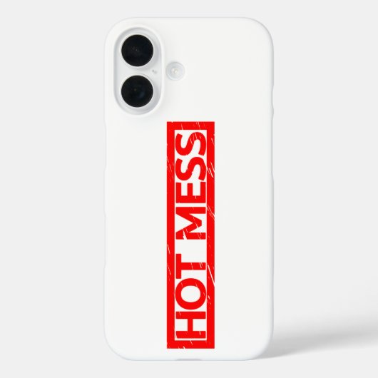 Coques Case-Mate iPhone Timbre de mess chaud (Verso)