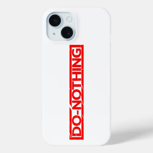 Coques Case-Mate iPhone Timbre de ne rien faire (Verso)
