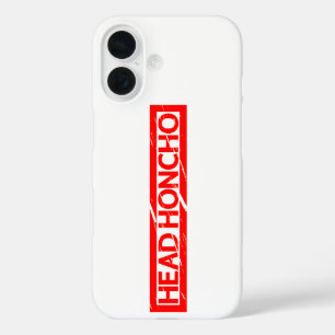 Coques iPhone 16 Timbre de tête Honcho