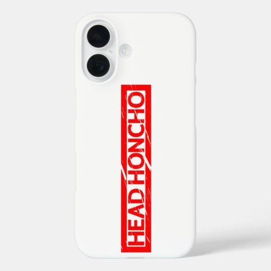 Coques Case-Mate iPhone Timbre de tête Honcho (Verso)