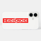 Coques Case-Mate iPhone Timbre de tête Honcho (Verso (horizontal))