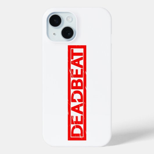 Coques Case-Mate iPhone Timbre Deadbeat (Verso)