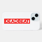 Coques Case-Mate iPhone Timbre Deadbeat (Verso (horizontal))