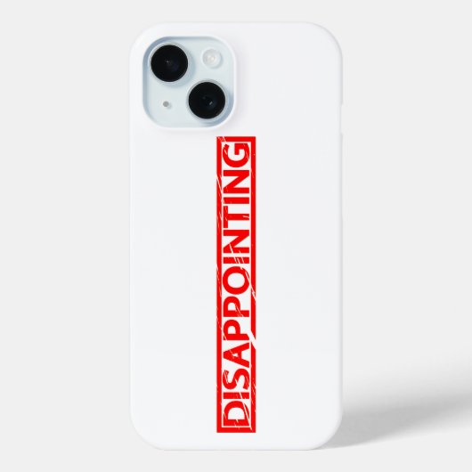Coques Case-Mate iPhone Timbre décevant (Verso)