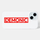 Coques Case-Mate iPhone Timbre démoniaque (Verso (horizontal))