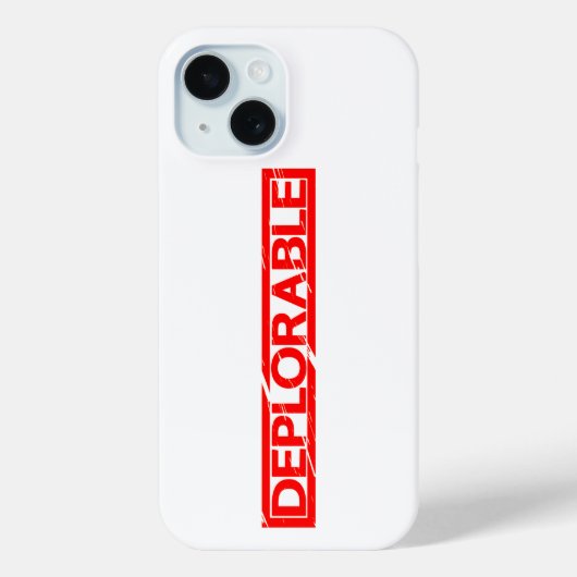 Coques Case-Mate iPhone Timbre déplorable (Verso)