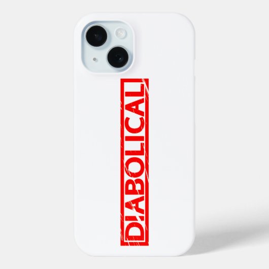 Coques Case-Mate iPhone Timbre diabolique (Verso)