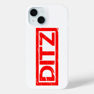 Coque Pour iPhone 15 Timbre Ditz