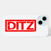 Coques Case-Mate iPhone Timbre Ditz (Verso (horizontal))