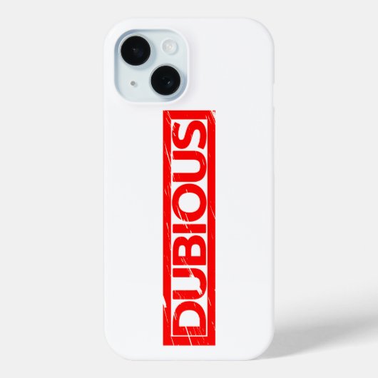 Coques Case-Mate iPhone Timbre douteux (Verso)