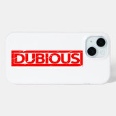 Coques Case-Mate iPhone Timbre douteux (Verso (horizontal))