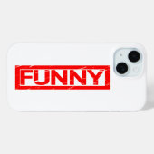 Coques Case-Mate iPhone Timbre drôle (Verso (horizontal))