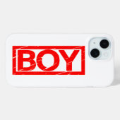 Coques Case-Mate iPhone Timbre du garçon (Verso (horizontal))
