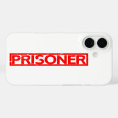 Coques Case-Mate iPhone Timbre du prisonnier (Verso (horizontal))
