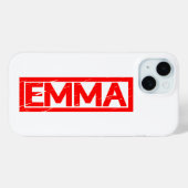 Coques Case-Mate iPhone Timbre Emma (Verso (horizontal))