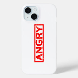Coque Pour iPhone 15 Timbre en colère