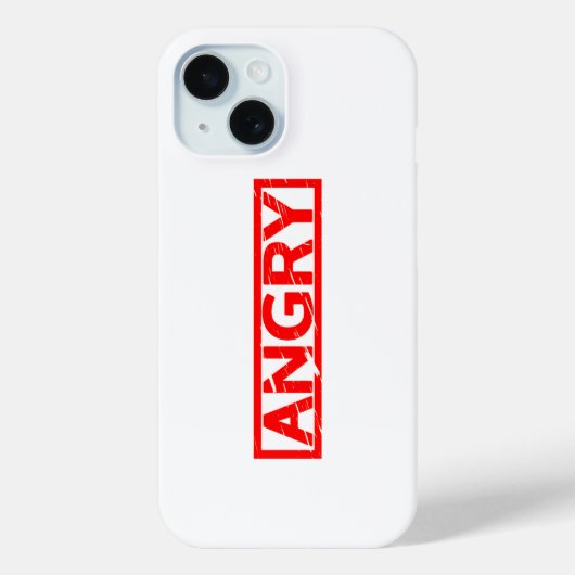 Coques Case-Mate iPhone Timbre en colère (Verso)