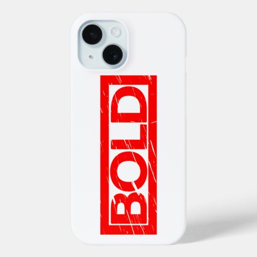 Coques Case-Mate iPhone Timbre en gras (Verso)