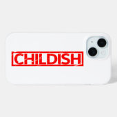 Coques Case-Mate iPhone Timbre enfant (Verso (horizontal))