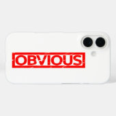Coques Case-Mate iPhone Timbre évident (Verso (horizontal))