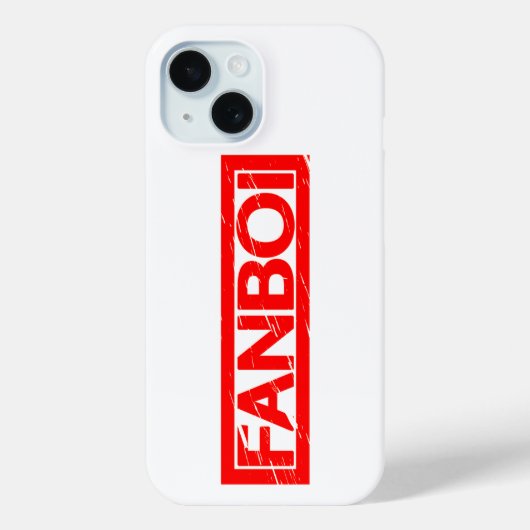 Coques Case-Mate iPhone Timbre Fanboi (Verso)