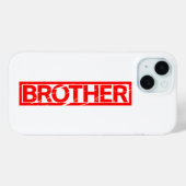 Coques Case-Mate iPhone Timbre Frère (Verso (horizontal))
