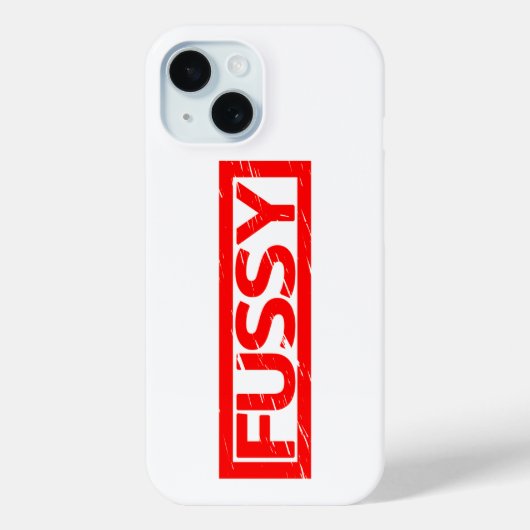 Coques Case-Mate iPhone Timbre Fussy (Verso)