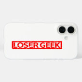 Coques Case-Mate iPhone Timbre Geek perdant (Verso (horizontal))