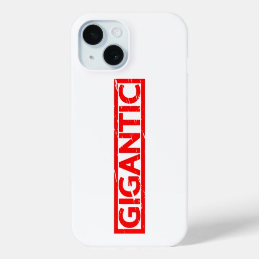 Coques Case-Mate iPhone Timbre gigantesque (Verso)