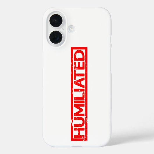 Coques Case-Mate iPhone Timbre Humilié (Verso)