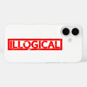 Coques Case-Mate iPhone Timbre illogique (Verso (horizontal))