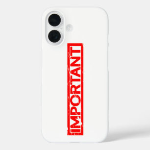 Coques iPhone 16 Timbre important