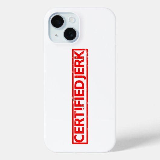 Coques Case-Mate iPhone Timbre Jerk certifié (Verso)