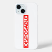 Coques Case-Mate iPhone Timbre jetable (Verso)