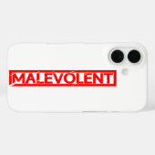 Coques Case-Mate iPhone Timbre malveillant (Verso (horizontal))