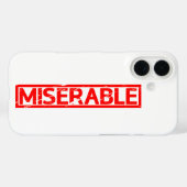 Coques Case-Mate iPhone Timbre misérable (Verso (horizontal))