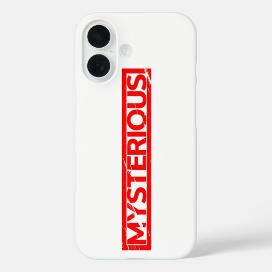 Coques Case-Mate iPhone Timbre mystérieux (Verso)