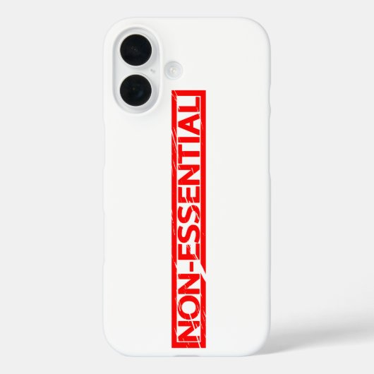 Coques Case-Mate iPhone Timbre non essentiel (Verso)