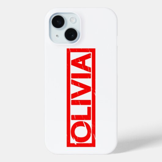Coques Case-Mate iPhone Timbre Olivia (Verso)