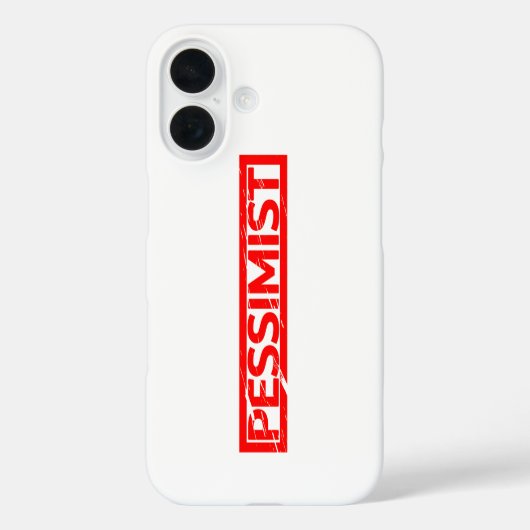 Coques Case-Mate iPhone Timbre pessimiste (Verso)