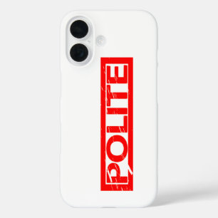 Coques iPhone 16 Timbre poli