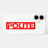 Coques Case-Mate iPhone Timbre poli (Verso (horizontal))