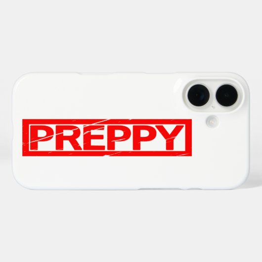 Coques Case-Mate iPhone Timbre préppy (Verso (horizontal))