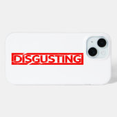 Coques Case-Mate iPhone Timbre répugnant (Verso (horizontal))